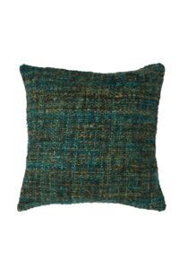 Selasa Kussen 45x45 cm petrol+bruin
