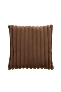 Vajenn Kussen 45x45 cm velvet donker bruin