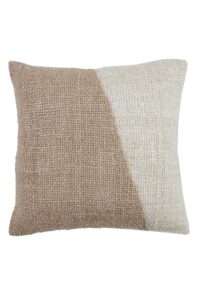 Canberra Kussen 45x45 cm beige+wit