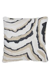 Bunbury Kussen 45x45 cm beige+goud+antraciet