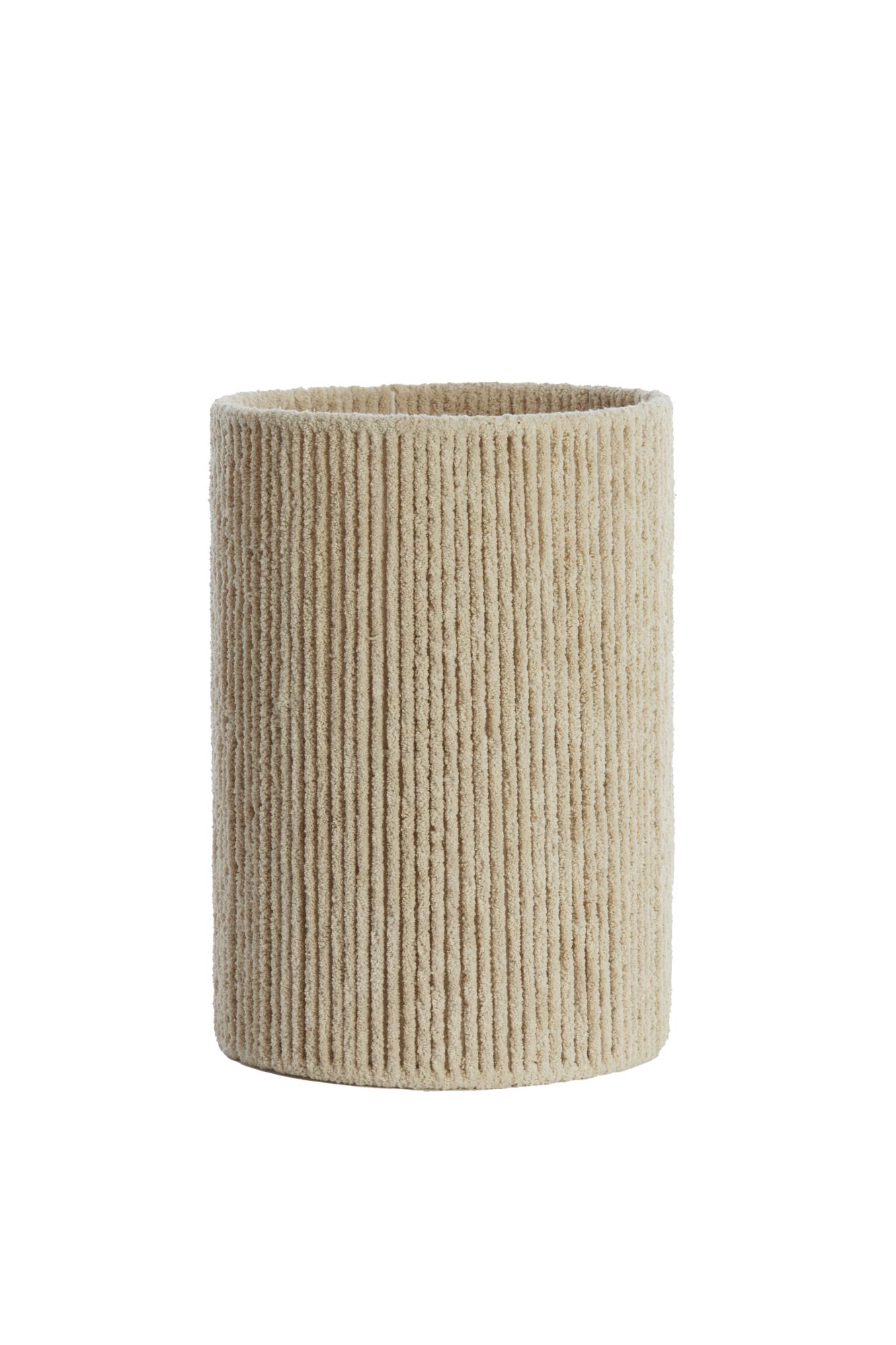 Medana Kap cilinder 25-25-36 cm crème