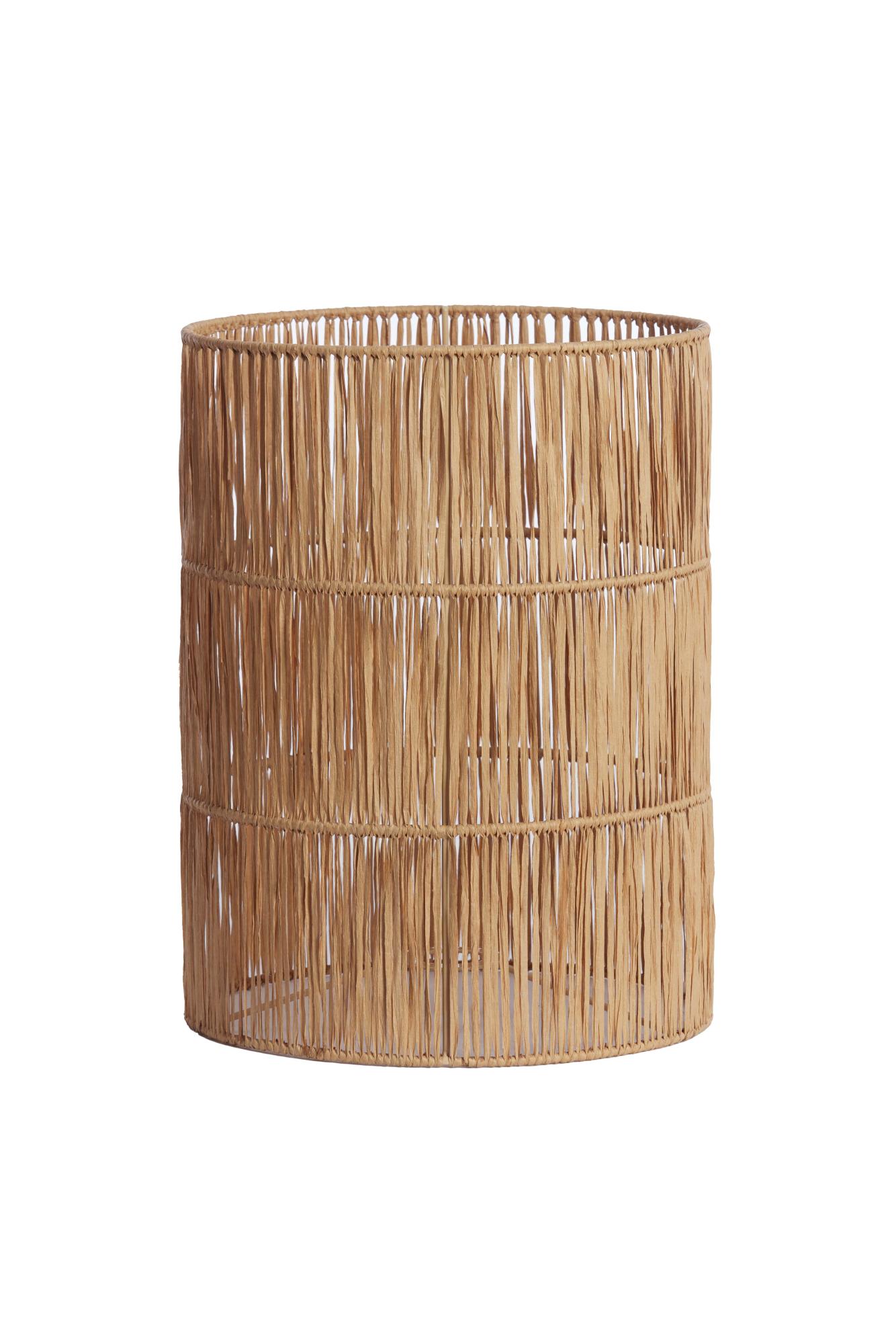 Lanzano Kap cilinder 30-30-40 cm raffia naturel