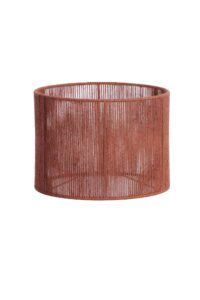 Tossa Kap cilinder 40-40-30 cm jute steenrood