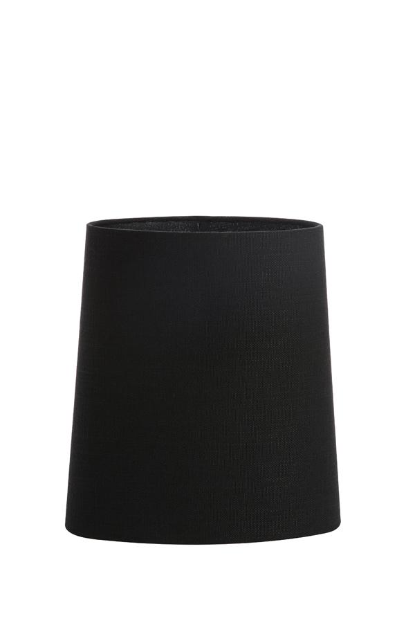 Livigno Kap ellips smal hoog 30-25-33 cm zwart