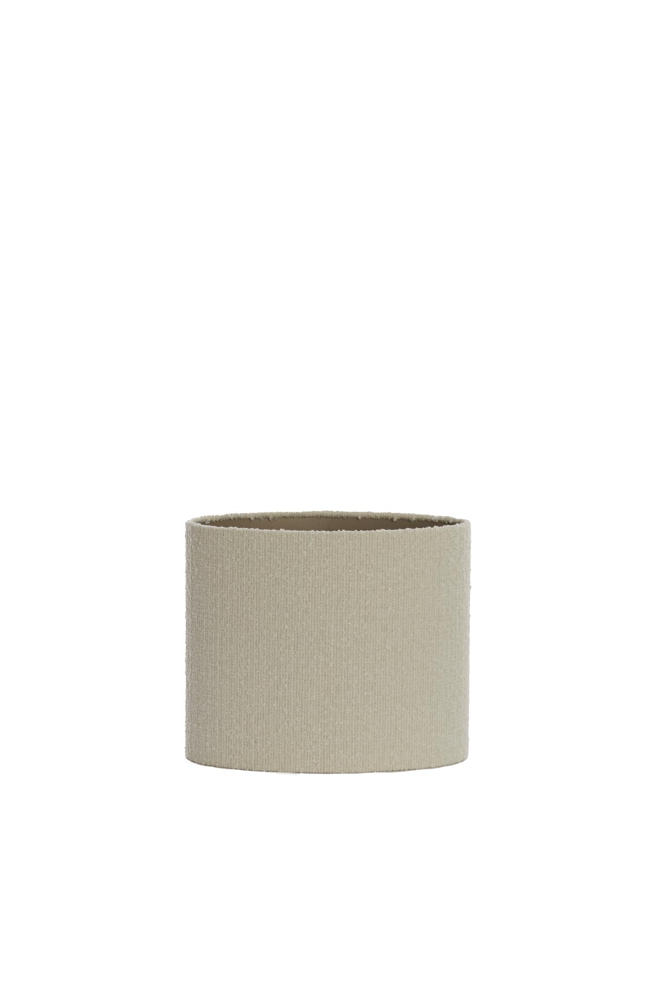 Bolero Kap ovaal recht smal 30-15-25 cm wit