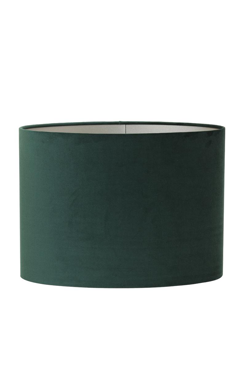 Velours Kap ovaal recht smal 45-21-32 cm dutch green