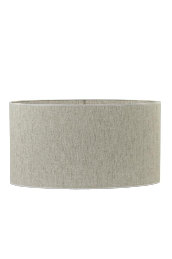 Bresko Kap ovaal recht smal 58-24-32 cm parel wit