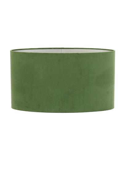 Velours Kap ovaal recht smal 58-24-32 cm dusty green