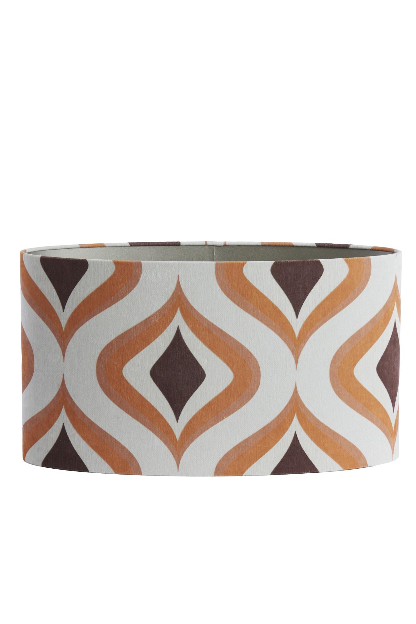 Cookie Kap ovaal recht smal 58-24-32 cm bruin