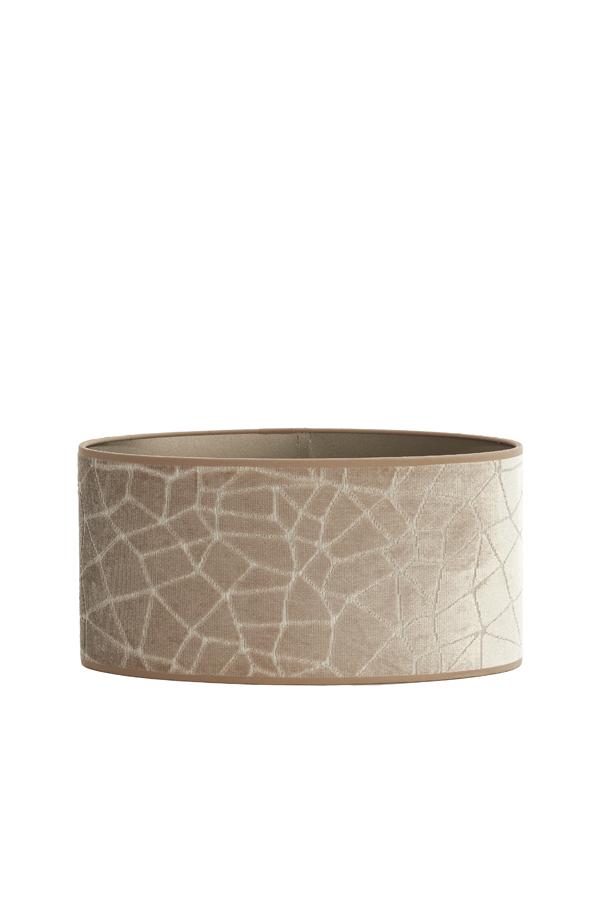 Kassei Kap ovaal recht smal 45-21-22 cm beige