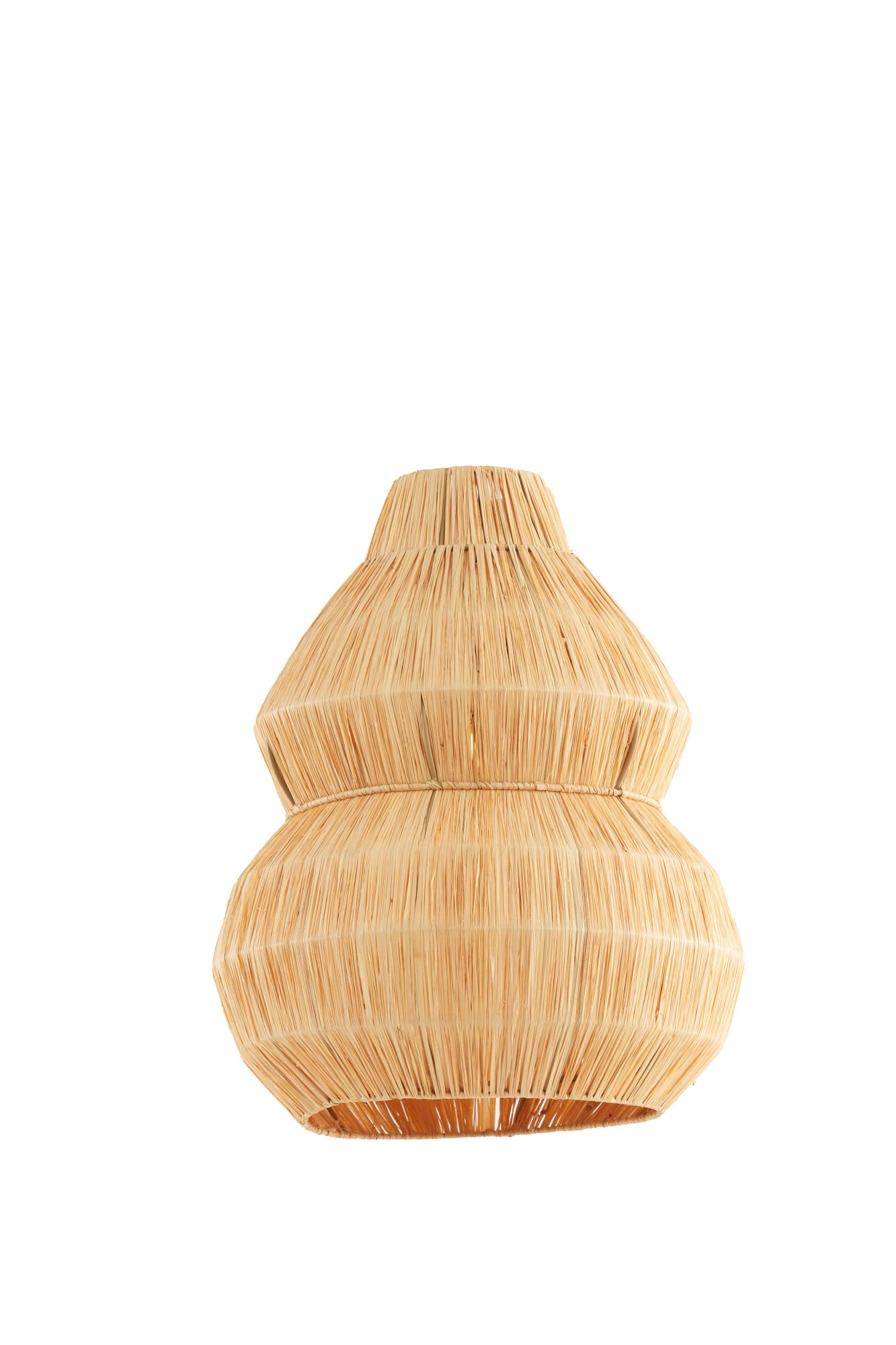 Teweda Kap Ø36x44 cm raffia naturel