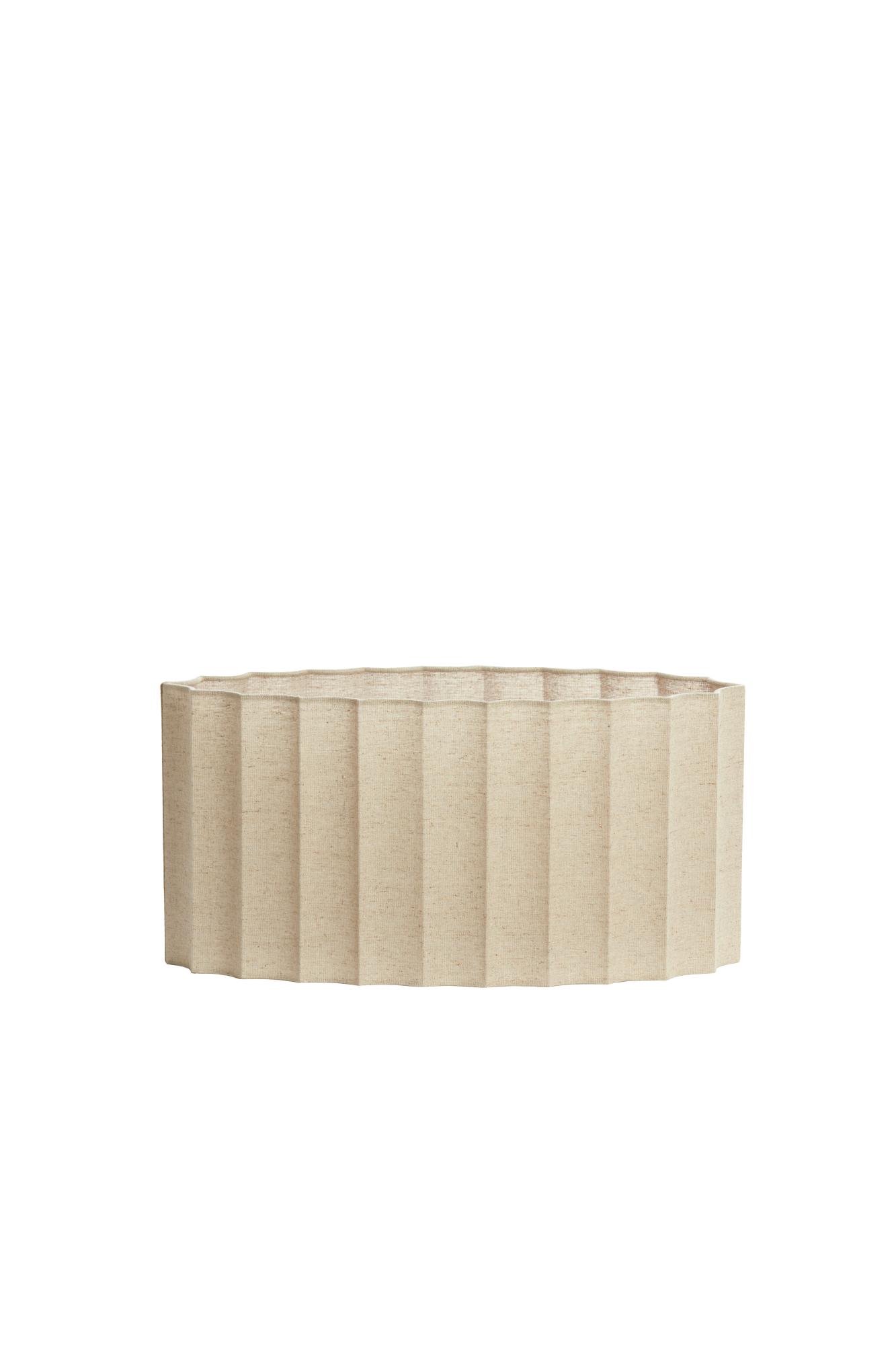 Disli Kap ovaal recht smal 45-21-22 cm naturel