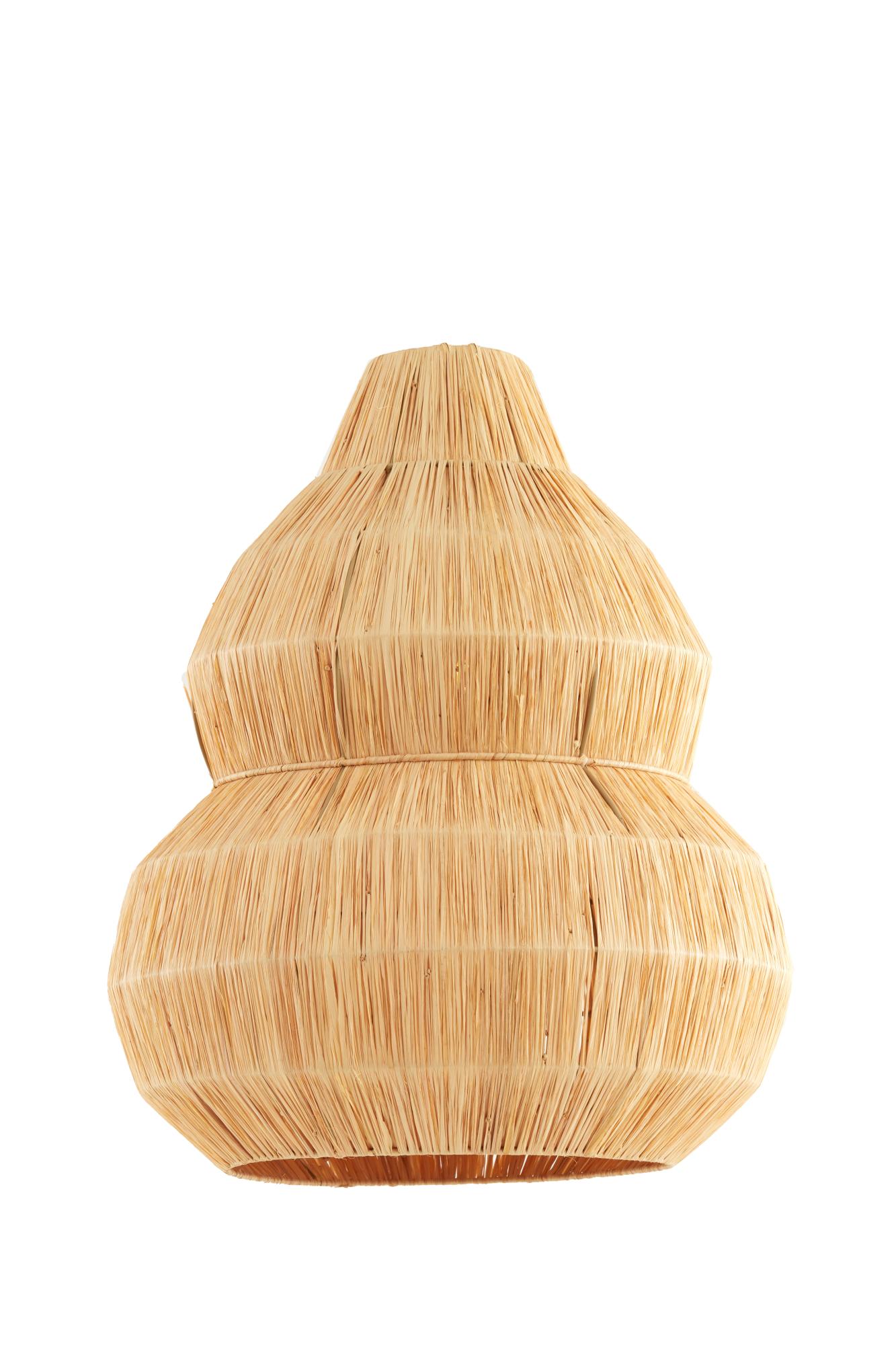 Teweda Kap Ø45x56 cm raffia naturel