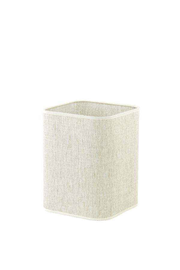 Bresko Kap vierkant rond hoog 20-20-26 cm parel wit
