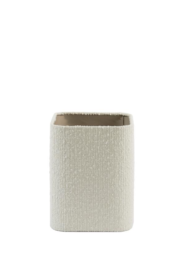 Bolero Kap vierkant rond hoog 20-20-26 cm wit