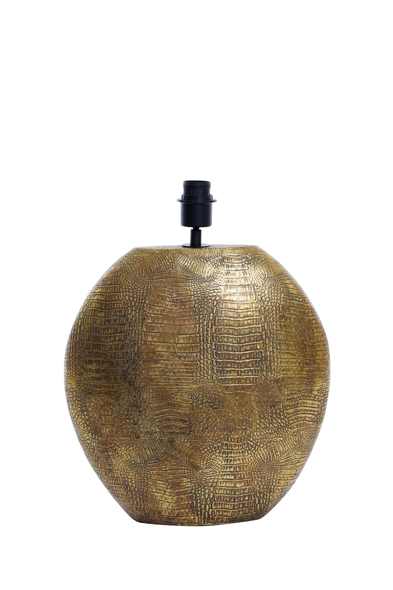 Skeld Lampvoet 28x12x39 cm antiek brons
