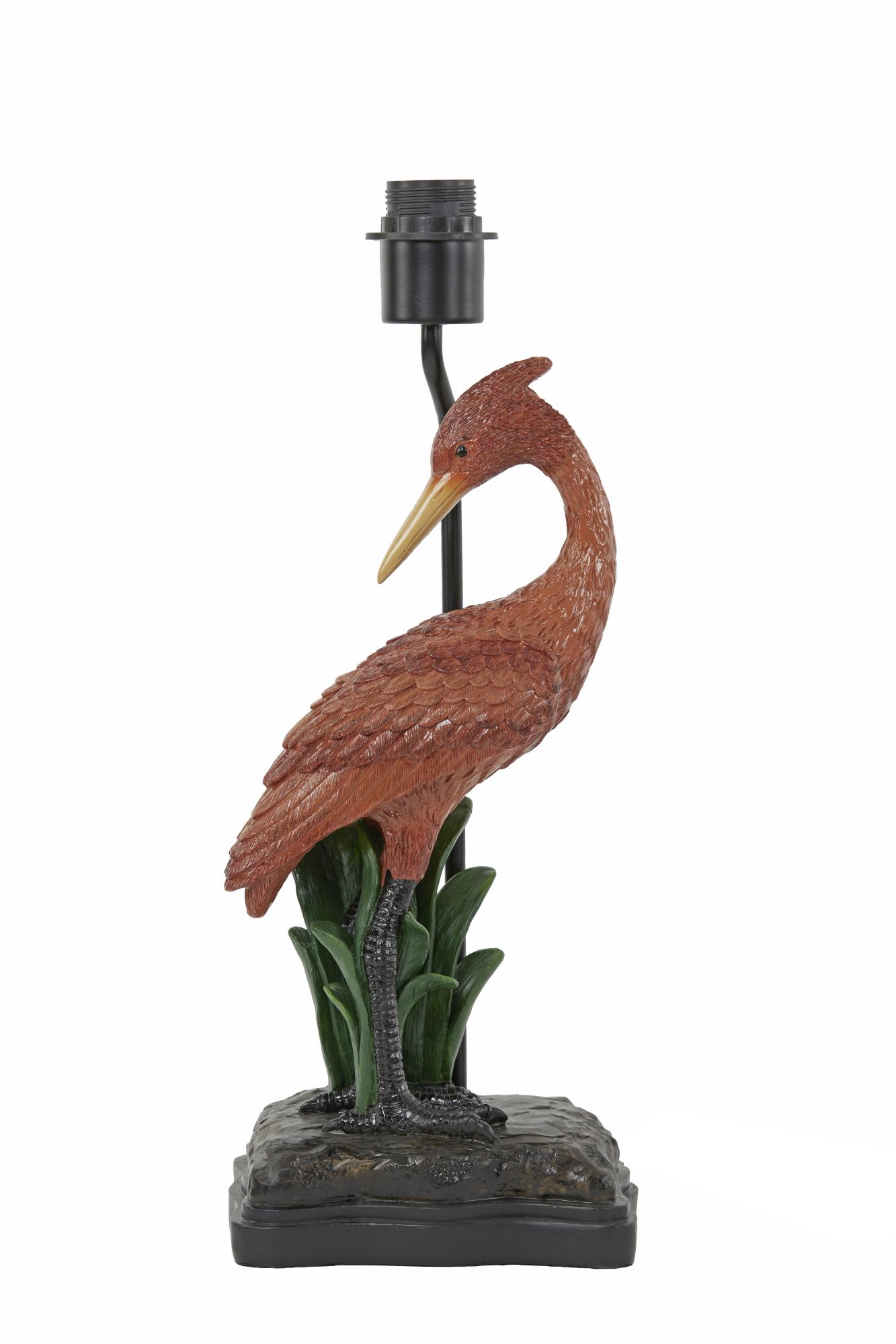Crane Lampvoet 18x14x46 cm bordeaux-zwart