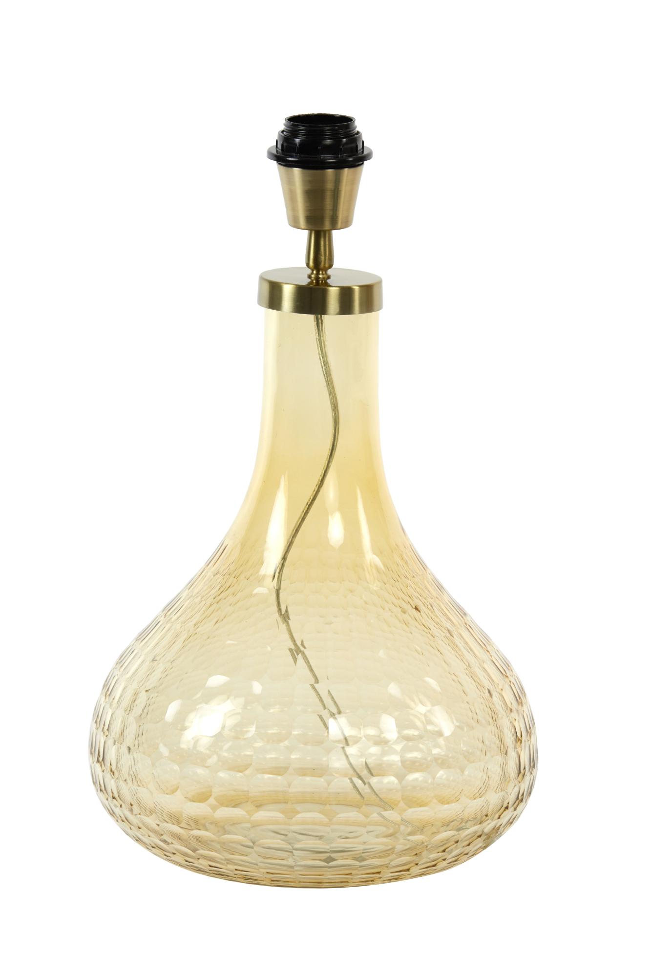 Maeko Lampvoet Ø25x42 cm glas amber