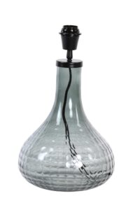 Maeko Lampvoet Ø25x42 cm smoke glas grijs