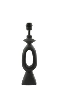 Django Lampvoet 11x9x45 cm hout mat zwart
