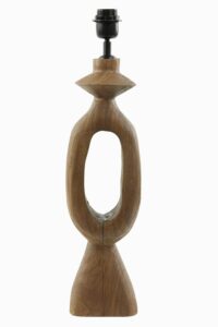 Django Lampvoet 14x12x58 cm hout mat bruin