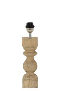 Cumani Lampvoet 9x9x36 cm hout naturel