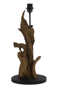Ikal Lampvoet Ø25x50 cm hout naturel bruin