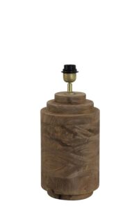 Racco Lampvoet Ø20x43 cm hout donker bruin