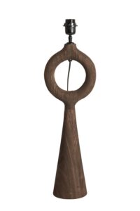 Sabuli Lampvoet 17x20x57 cm hout mat donker bruin