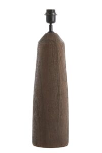 Trapani Lampvoet Ø15x45 cm hout mat oranje-bruin