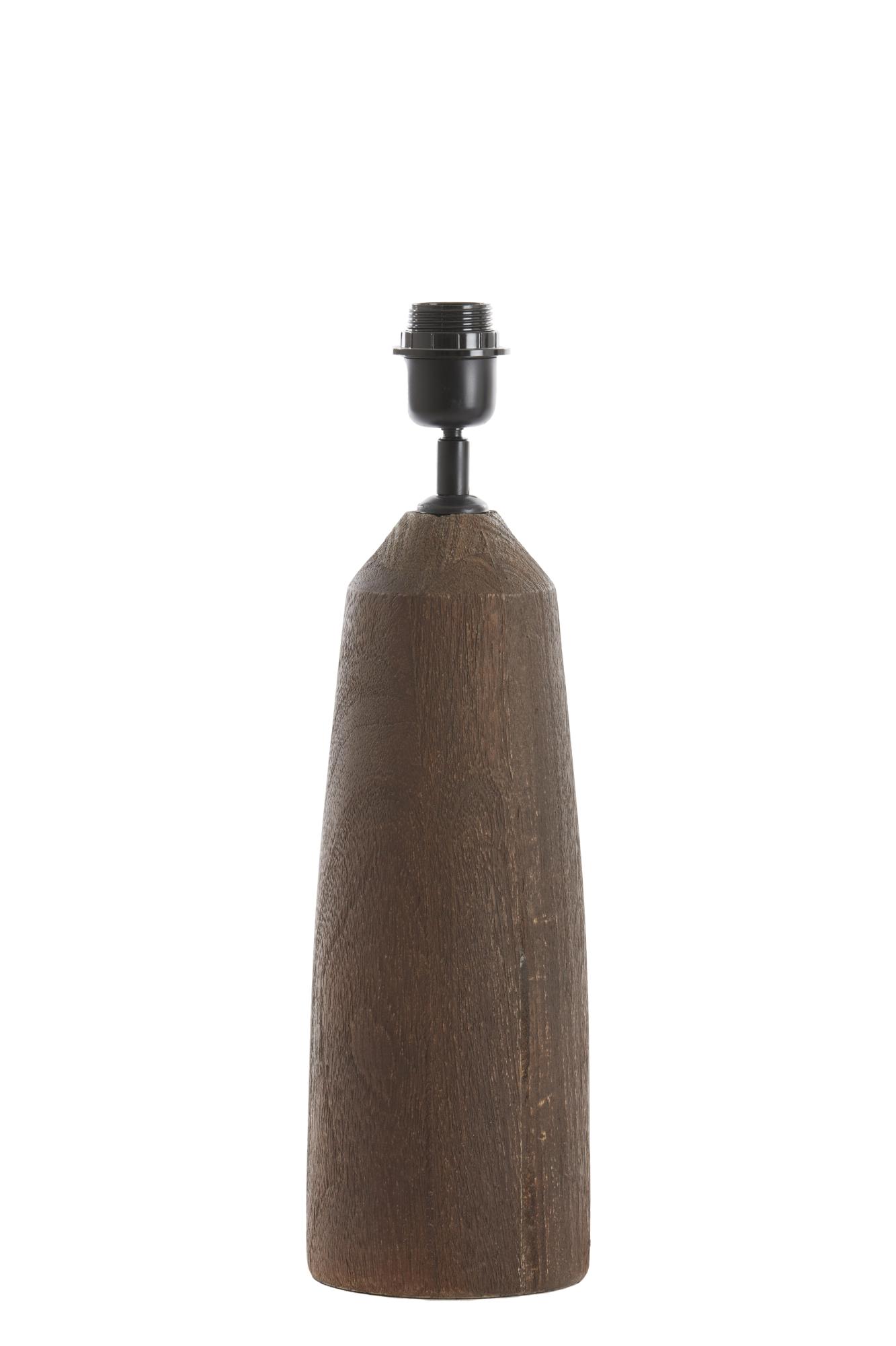 Trapani Lampvoet Ø15x35 cm hout mat oranje-bruin