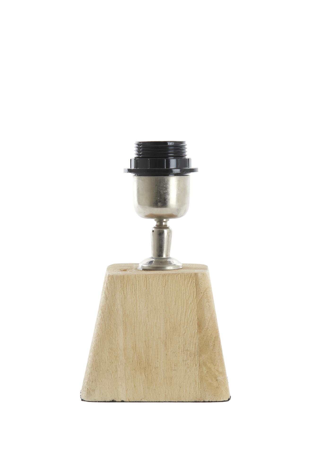 Kardan Lampvoet 18x13x15 cm hout mat naturel