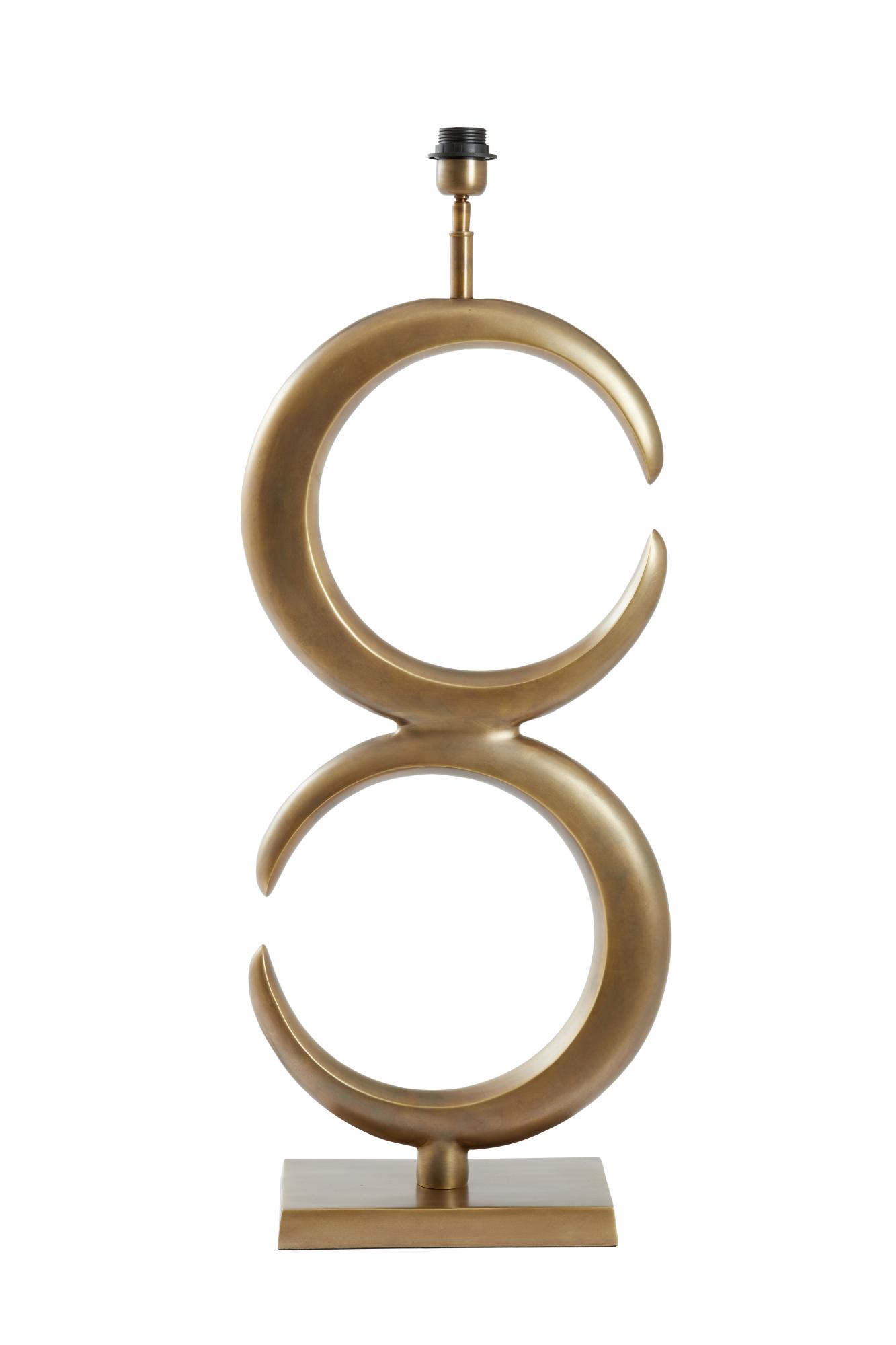 Lune Lampvoet 36x18x86 cm antiek brons