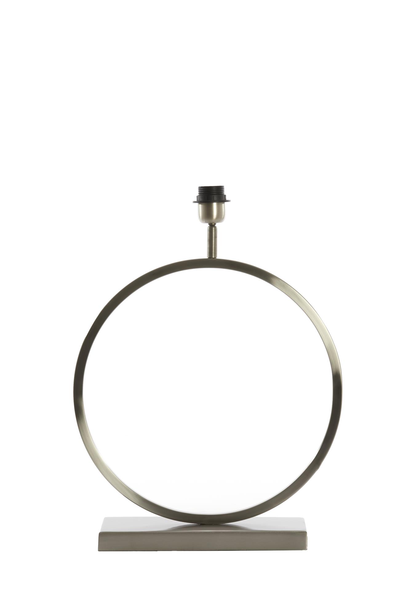 Liva Lampvoet 40x13x47 cm nikkel satijn