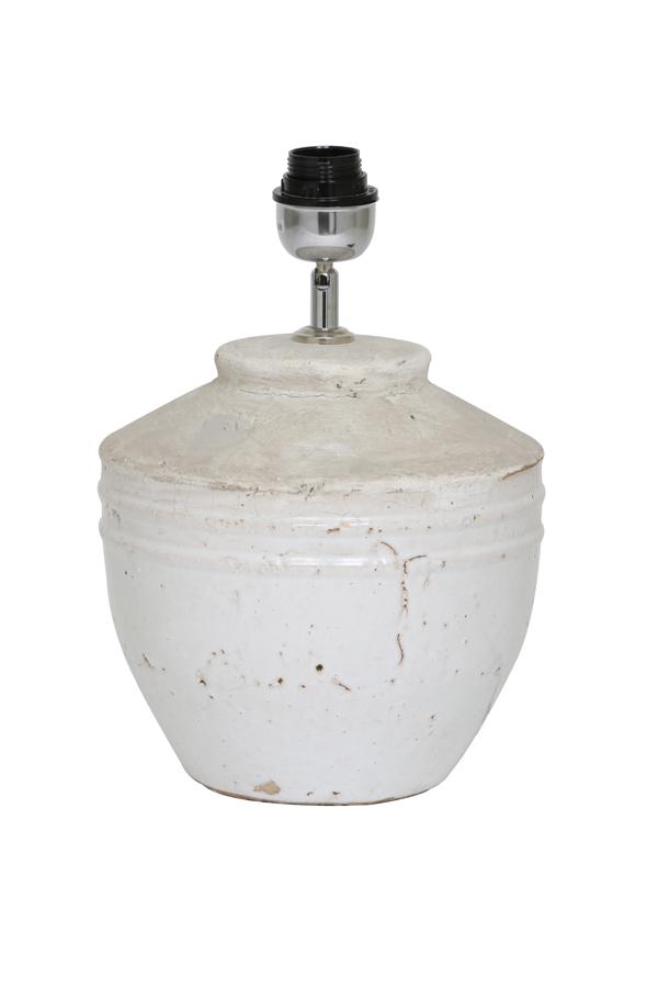 Toba Lampvoet Ø25x35 cm medium antiek wit
