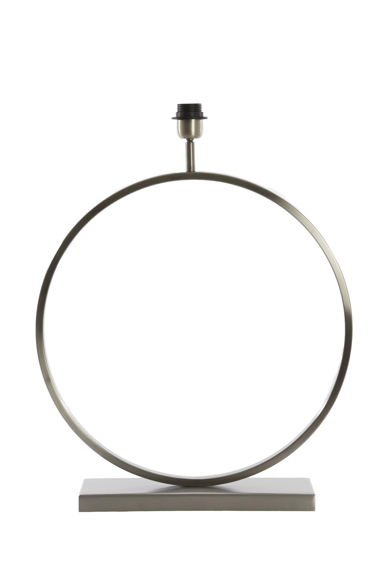 Liva Lampvoet 50x15x57 cm nikkel satijn