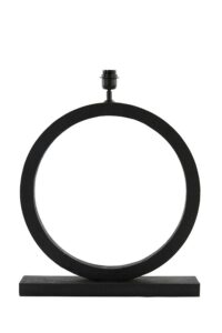 Tinar Lampvoet 51x13x64 cm hout mat zwart