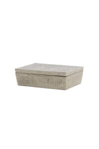 Lina Deco box 37x27x11 cm antiek zilver