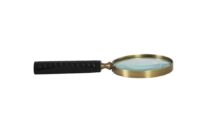 Magnifier Ornament 10x10x24 cm bruin