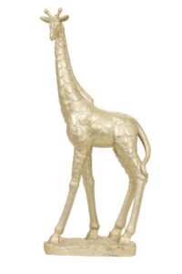 Giraffe Ornament 30x17x66 cm licht goud