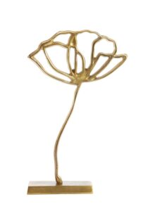 Papaveru Ornament op voet 28x8