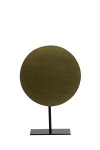 Rasim Ornament op voet 30x10x43 cm licht goud+zwart