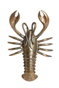 Lobster Ornament 50x32x15 cm antiek brons