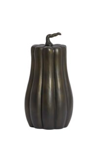 Pumpkin Ornament 24x17x46 cm mat zwart