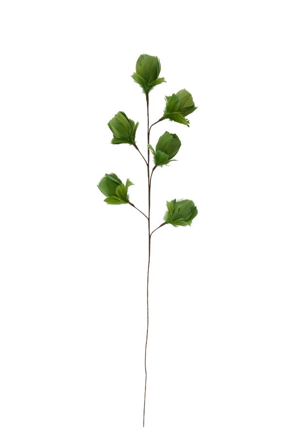 Tulip Ornament 6 bloemen 90 cm groen
