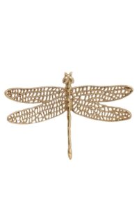 Dragonfly Ornament 36x24x4 cm glanzend goud