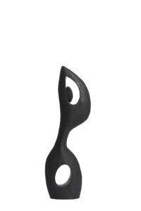 Mujer Ornament 14x6x50 cm hout zwart