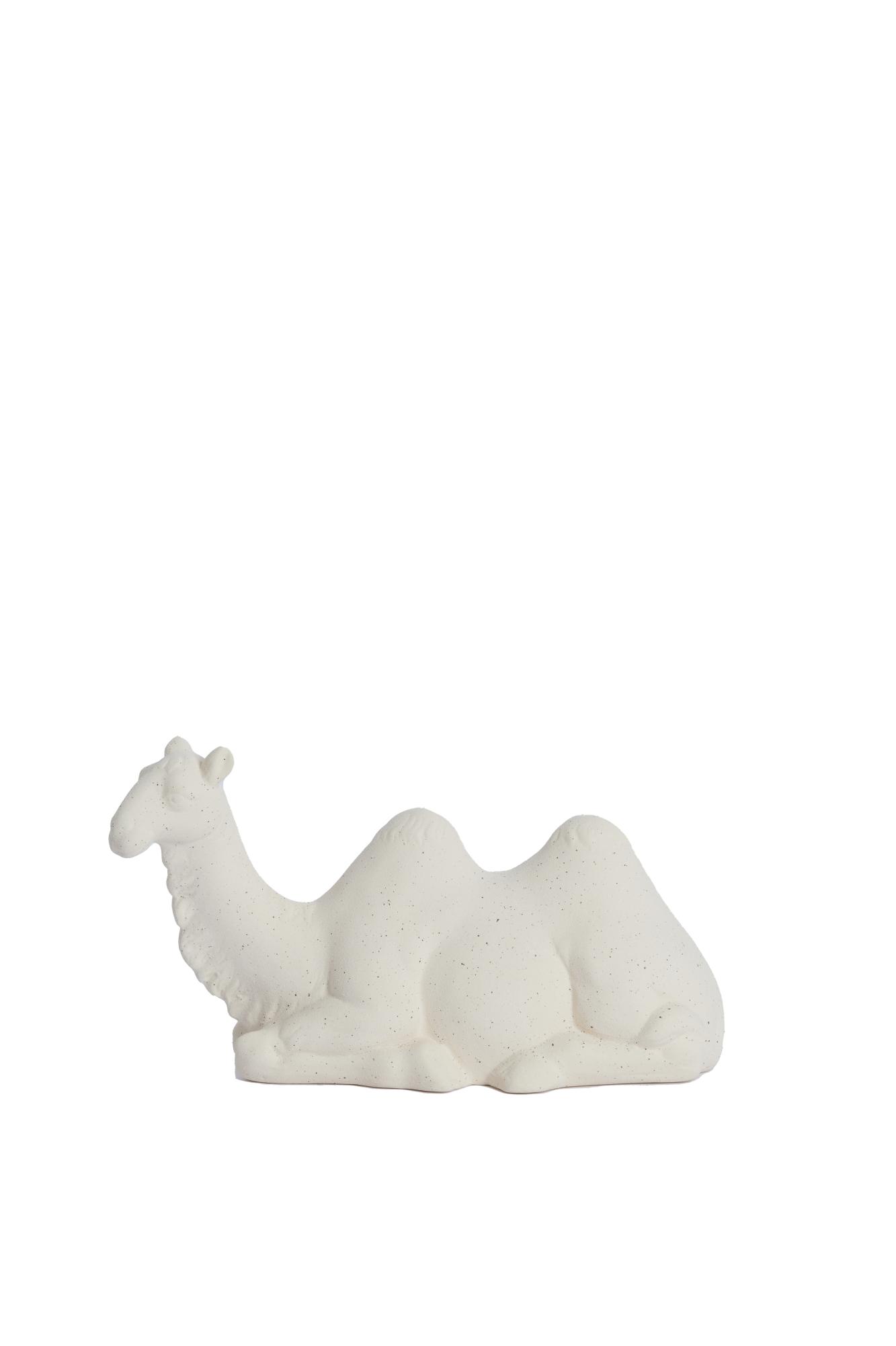 Camel Ornament 26x10x15 cm mat crème