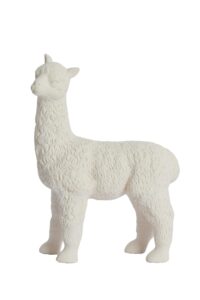 Alpaca Ornament 29x13x39 cm mat crème