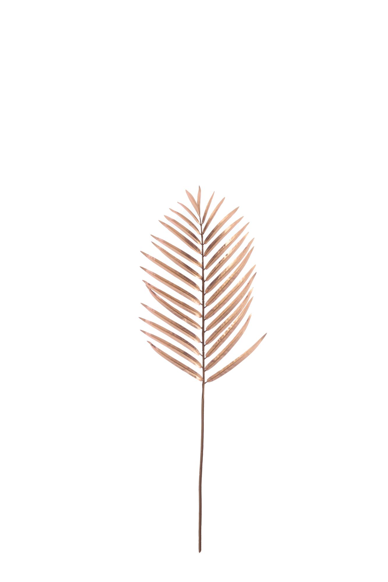 Palm Ornament 30x89 cm metallic perzik